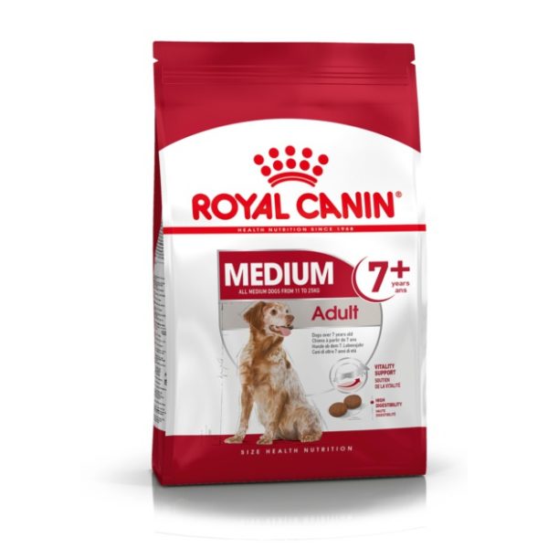 Croquettes pour Chien Medium Adult 7+ ROYAL CANIN 15kg