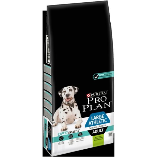 Croquettes pour chien Large Athletic Adult Sensitive Digestion Agneau PROPLAN 14kg